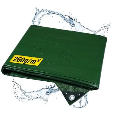 horizont Holzabdeckplane | grün|  1,5  x 10 m | 260 g/m² 