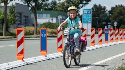 Die Bike Lane sorgt für mehr Sicherheit auf Radwegen