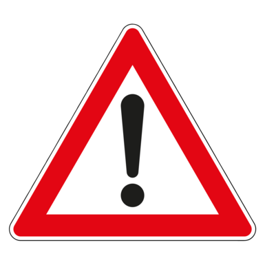 Verkehrszeichen VZ 101 | Gefahrenstelle