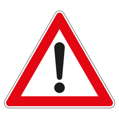 Verkehrszeichen VZ 101 | Gefahrenstelle