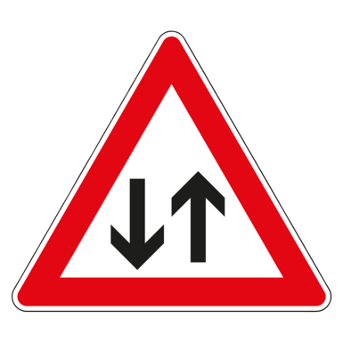 Verkehrszeichen 125 | Gegenverkehr