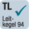 Geprüft entsprechend der Technischen Lieferbedingung TL-Leitkegel 94