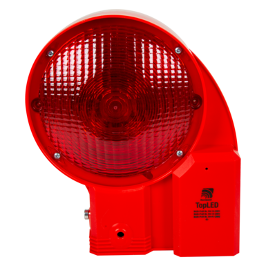 TopLED Safety delineator lamp uni-directional, red