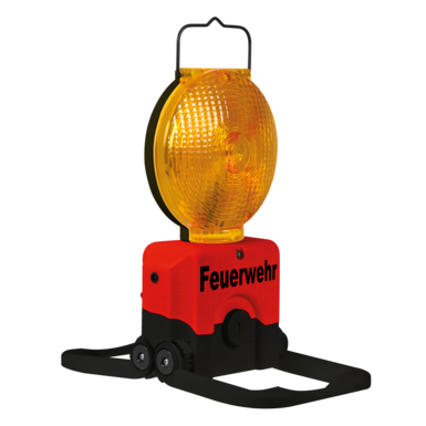 Euro-Blitz compact| LED | gelb | einseitig | Batterie/Feuerwehr-Version