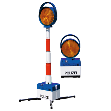 Tele-Blitz- Akkuversion LED Synchron, Polizei