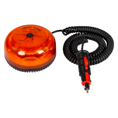 Magnetic based rotating LED beacon with cable 12/24