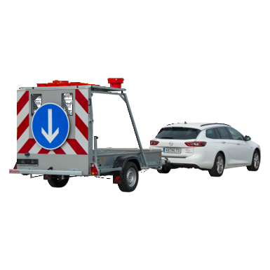 Mobile warning trailer FA2LR