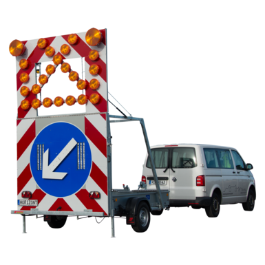 Mobile warning trailer FA1 LR