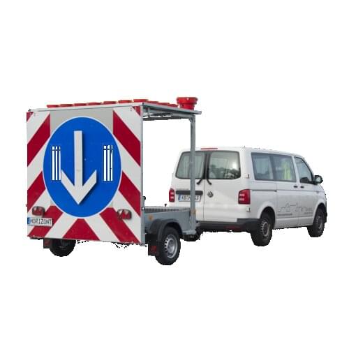 Fahrbare Absperrtafeln für BAB