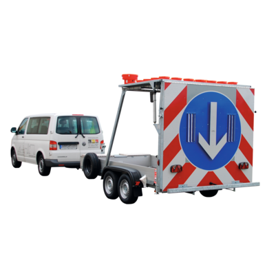 Mobile warning trailer FA 1 LRF