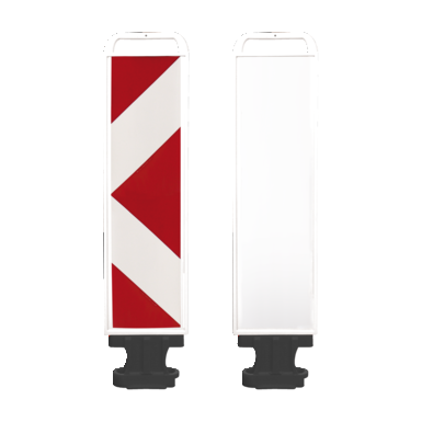 Leitboy IV white | chevron sheeting, left showing